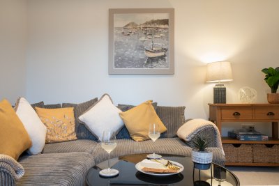 Beautiful artworks create a homely feel