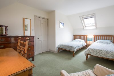 Twin bedroom in the farmhouse