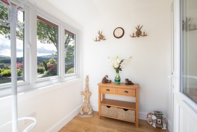 Entrance porch at the cottage 