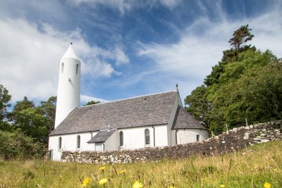 Kilmore church opposite the house