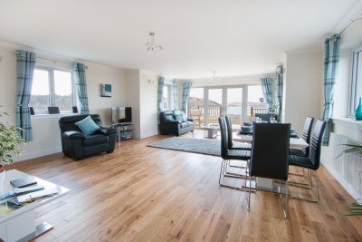 Open plan living area