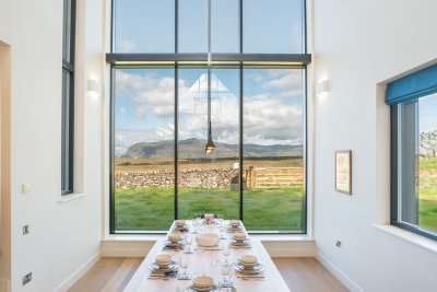 The heart of the home.  The large dining table is a great place for the family to gather around