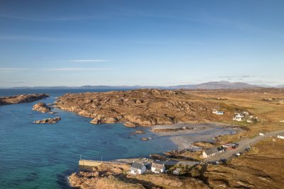 Tigh na Failte in it's stunning coastal setting