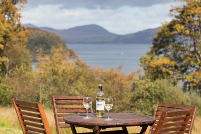 Glorious views from the large garden