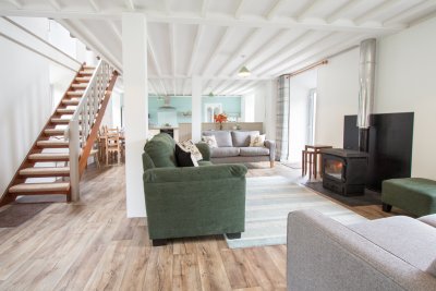 Large open plan living on the ground floor 