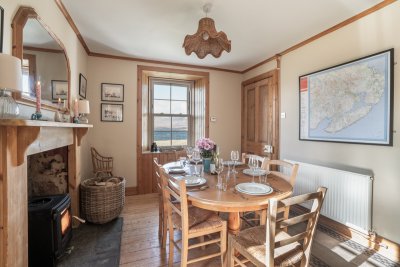 Head to the dining room for yet more sea views