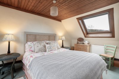 The second double bedroom at the Old School House