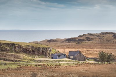 Ploughman's Cottage and The Pod have a lovely, remote setting at Scoor