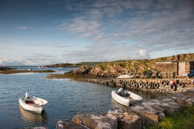 The pier at Croig close to the cottage