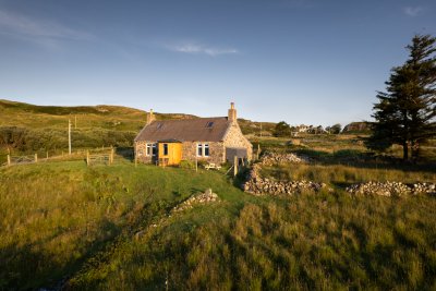 Looking back at Shore Croft from the seaward side