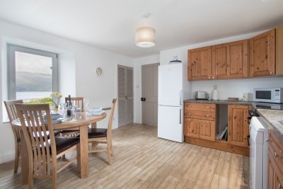 Kitchen and dining area