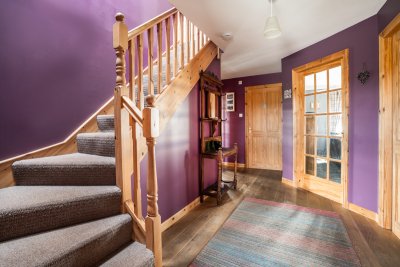 Spacious hallway at the cottage