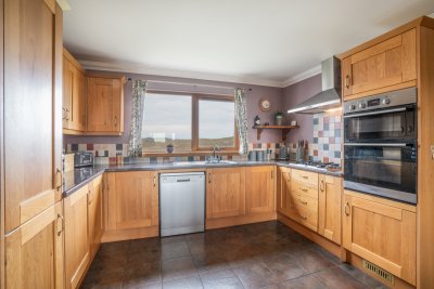 An open-plan dining kitchen makes for sociable evenings shared over dinner