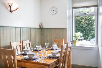 Dining table in the kitchen