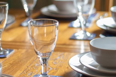 Tableware at Spey Cottage