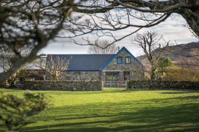 View across the field to The Steading