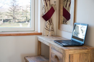 Nice light office area off the master bedroom