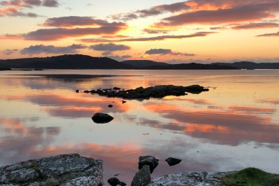 Sunset at Cherrybank, such amazing views to enjoy