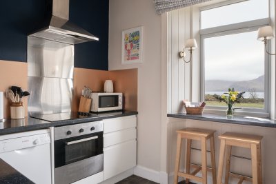 The modern kitchen offers all you need to self-cater