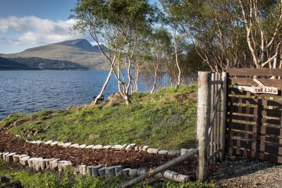 Path leading to shoreline