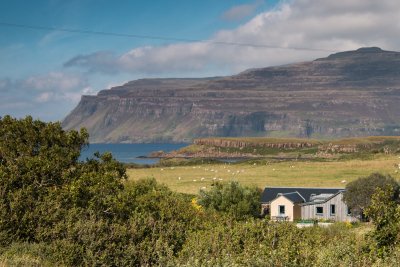 Dramatic surrounds at Ardtun on the Ross of Mull