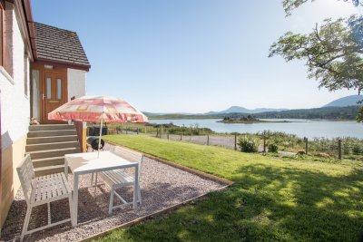 Great views from the property with patio area and outdoor seating
