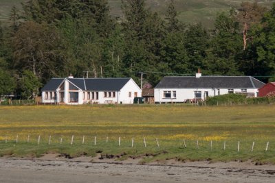 Tigh Bhan cottage sits alongside Eala Bhan