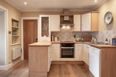 The kitchen is well-equipped for self-catering