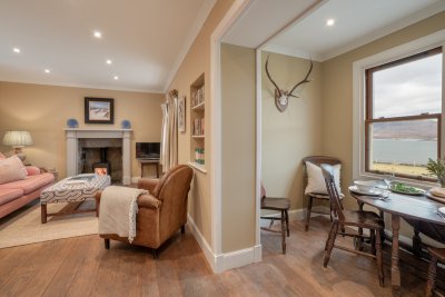 The lovely open-plan layout at Tigh na Mara