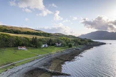 Tigh na Mara's quaint setting in the quiet settlement of Croggan