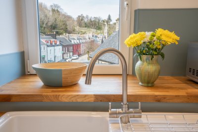 Great views from the kitchen sink!