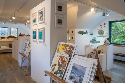 Browse the beautiful gift shop and gallery next door