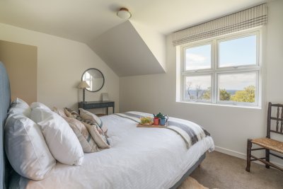Breakfast in bed with a stunning sea view