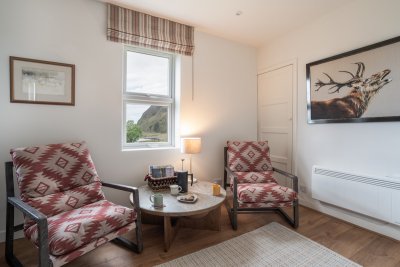 Lovely views down to the beach and headland