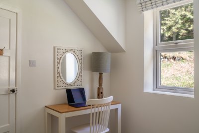 Use this space flexibly if you need to work during your stay
