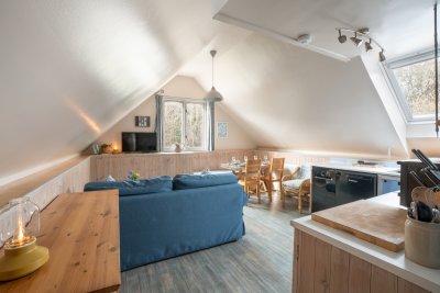 Double aspect windows provide lots of natural light