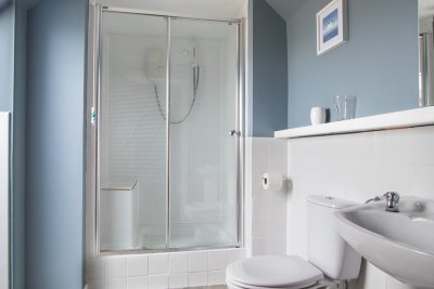 Well appointed shower room (for master bedroom)