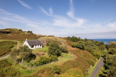 Lovely mature gardens on the hillside near the sea