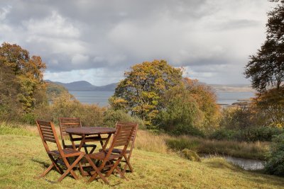 Watch for wildlife visiting the pond or scan the seas for marine life from the peaceful sitting area