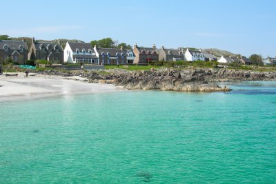 Baile Mor on Iona as you arrive on the ferry