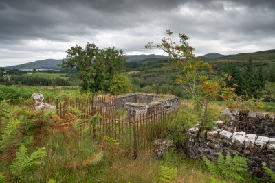 The ruins of Aros Chapel