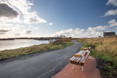 Path along the shore of Loch Pottie