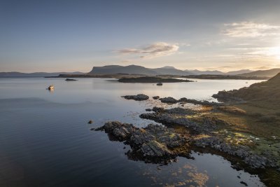 Stunning coastline with views to outyling isles