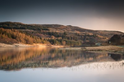 Beautiful scenery on the nearby Mishnish Lochs