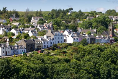 Argyll Terrace above the Main Street in Tobermory