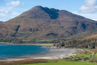 The sweeping expanse of Laggan Sands will be on your doorstep here