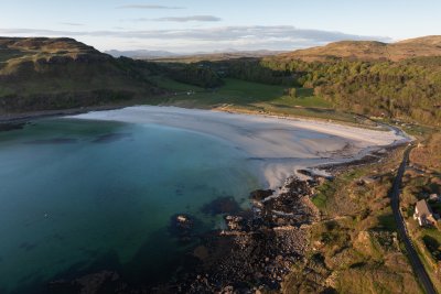 Kayakers, wild swimmers and beach-goers will love Calgary Bay