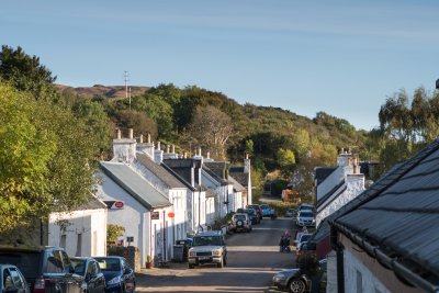 Dervaig village is a lovely walk from the house