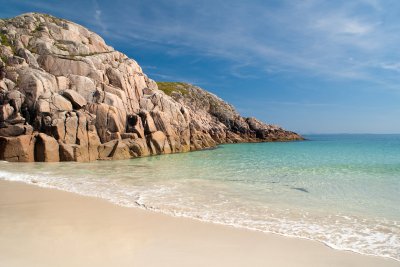 Crystal clear waters around the coastline