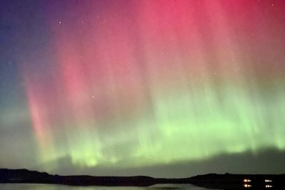 A superb aurora captured from the garden at Cherrybank!